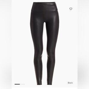 SPANX Shiny Black Leggings